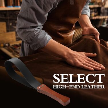 Спіральна косарка для коней BAVIHOR, 48,2 см, з антиковзним дерев'яним руків'ям, чорна