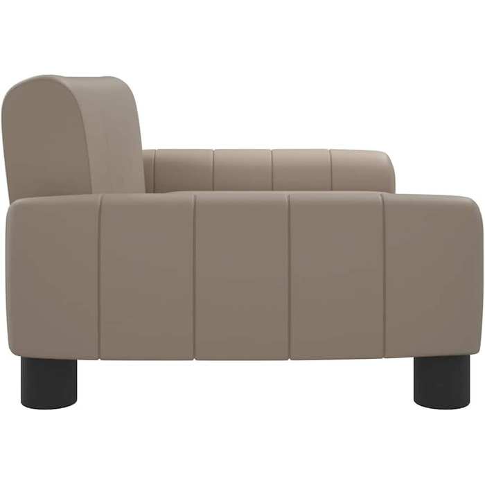 Ляжка для собак, м'яка подушка для собак, диван-софа для маленьких собак, лежанка для домашніх тварин, котяча лежанка, кавово-коричнева штучна шкіра