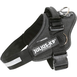 Шлея Julius-K9 IDC з боковими кільцями, розмір 3XL/4, чорна
