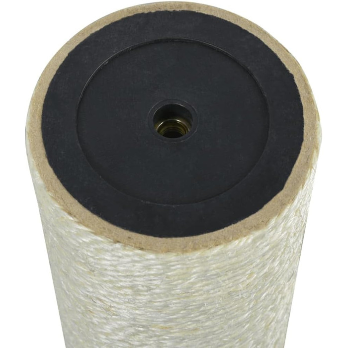 Котячий когтетоп-стовпчик VidaXL 8x60 см, сизаль, 8 мм, бежевий