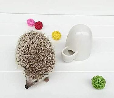 Автоматична годівниця для води з кераміки Dahey для маленьких тварин: миші, хом'яки, їжачки, шиншили, єноти, морські свинки (227 мл)