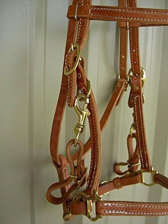 Кінська збруя Hermann Oak зі шкіри, упряж і вуздечка, Made in USA