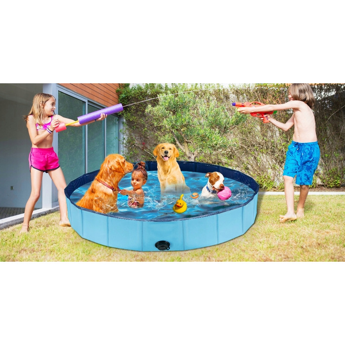 Складальний садовий басейн для собак, тварин та дітей 100*30 см