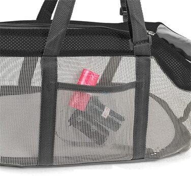 Транспортна сумка для тварин, переноска для собак та котів, чорна. Дыхаюча переноска для собак та котів, з міцним дном, регульована. Підходить для цуценят, кошенят та дрібних тварин.