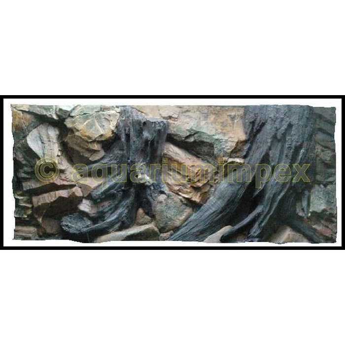 3D фонове оформлення для акваріума 100x50 Root (корінь), декоративна задня стінка