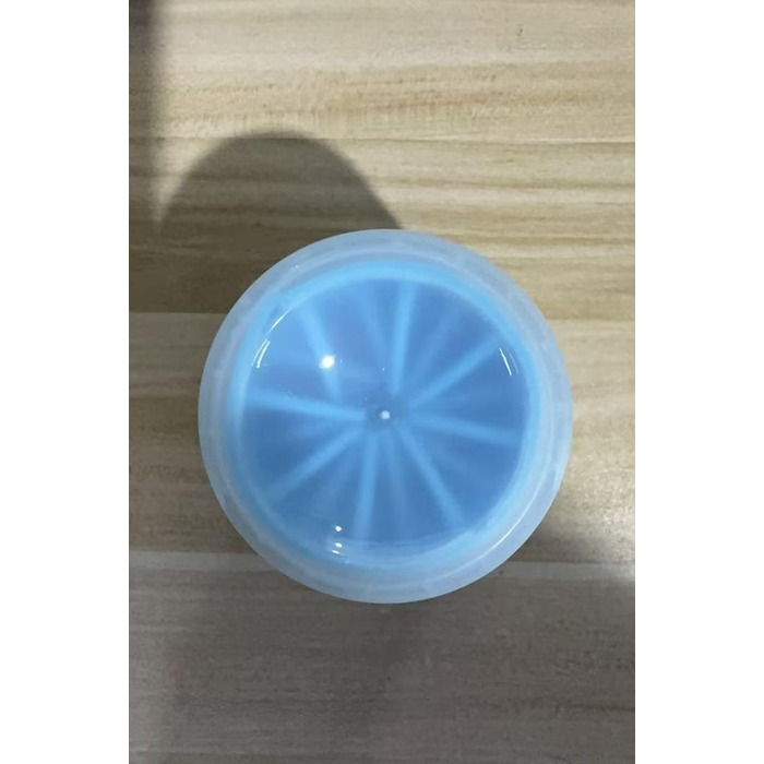 Очисник для лап собак, силіконовий, портативний, знімний, з мікрофібровим рушником, блакитний