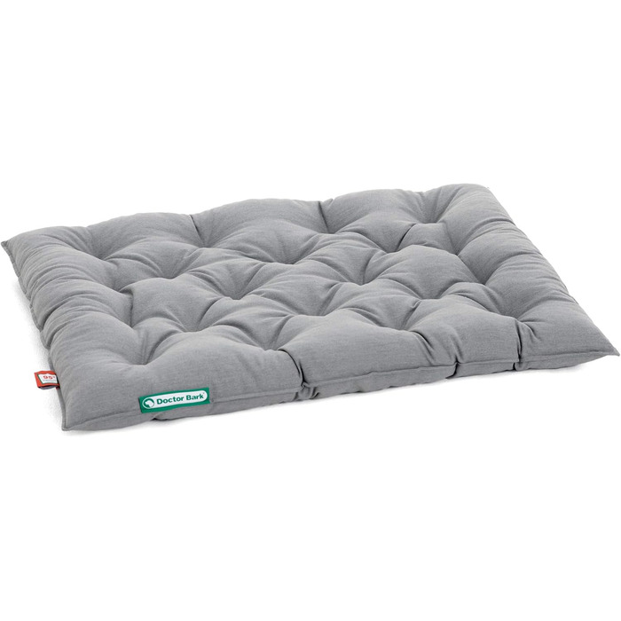Ортопедична лежанка для собак Doctor Bark Urban - 80x60 см, сірий - виготовлено в Німеччині