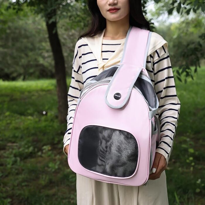 SOLAPOLLO переноска для тварин через плече, сумка-переноска для маленьких тварин до 9 кг, для цуценят, котів, для подорожей, піших прогулянок, кемпінгу (блакитна)