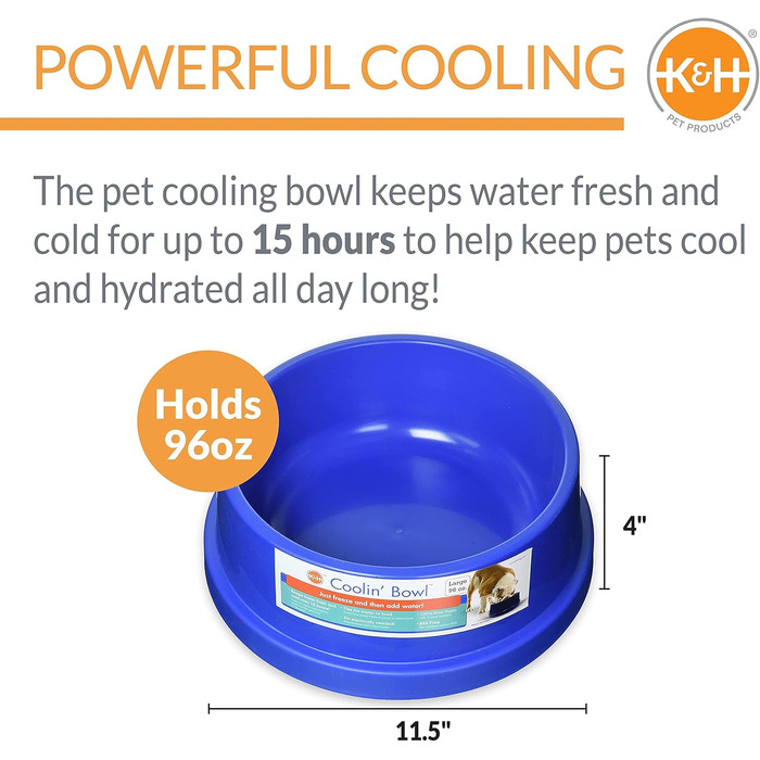 Охолоджуюча поїлка для собак і котів K&H 2,7 л