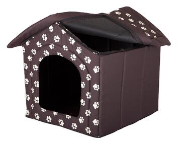 Будка для собак з подушкою, затишний будиночок для пса Doggy - R3: 52x46