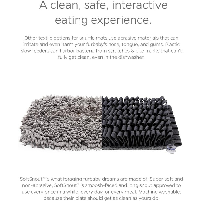 Килимок-поїльник Pet Parents® Forager® для собак з м'яким носиком та нековзким покриттям. Повільний годівник для великих та маленьких собак (48,3 см)