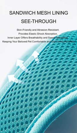 Нашийник для собак Truelove TLH30131 XS, квітковий принт, чорний, м'який, дихаючий, світловідбиваючий