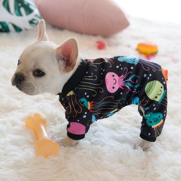 Піжама для собак CuteBone Pink Pig Schwein великого розміру, м'який матеріал, еластичний стрейч, для дому та зими, P46-DE