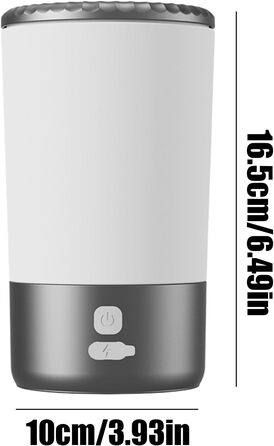 Автоматичний очищувач лап для собак та котів Huayeex | Електричний пристрій для чищення лап домашніх тварин | Чорний/Білий