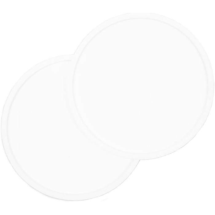 Силіконовий килимок для собак Waggo Habit - 2 шт. (великий, білий) - для маленьких, середніх та великих порід, миючий, стійкий