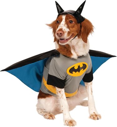 Костюм Бетмена DC Rubie's для великих собак, XXXL, рожевий з паєтками, 96.5x89 см