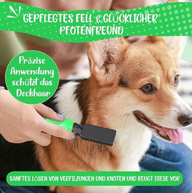 Інструмент для видалення ковтунів у собак та котів - професійний тример з 6 лезами + E-book з догляду за шерстю