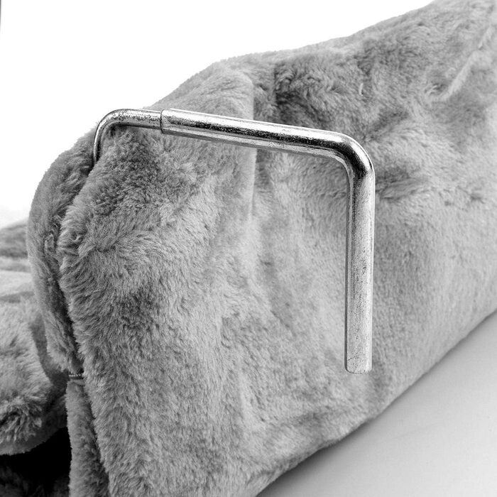 Кішка Куделець: м'який лежак для радіатора | Сірий | З регульованими перемичками