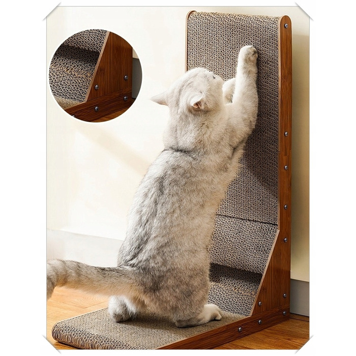 Низька кігтеточка K&M для котів до 60 см