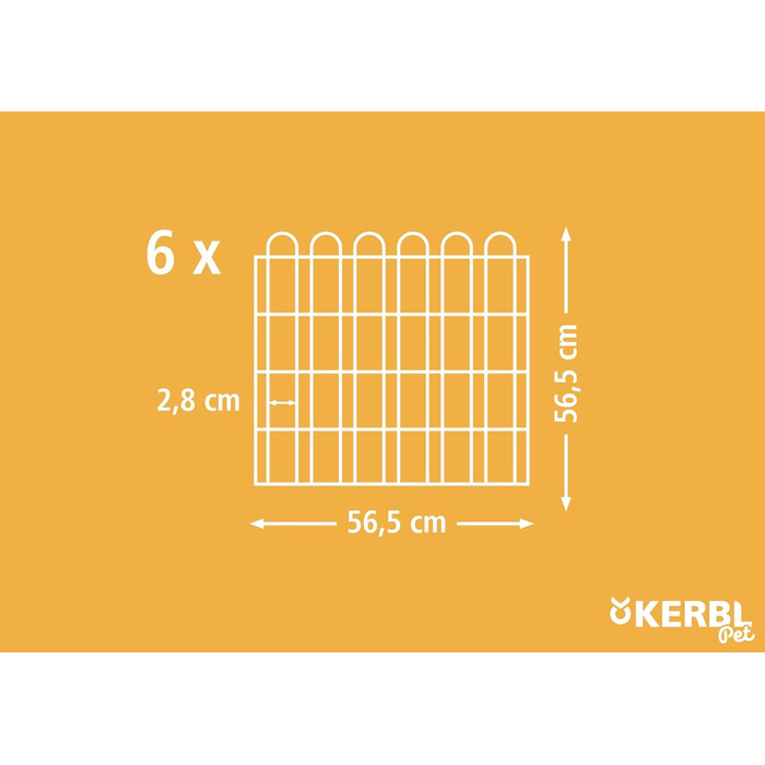 Манеж для домашніх тварин Kerbl з дверцятами та сіткою