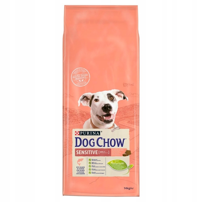 Корм для собак Purina Dog Chow Sensitive Adult Karma з лососем, 14 кг