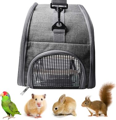 Транспортна сумка для птахів Asfrode з підставкою та металевим підносом: для папуг, канарек, хвилястих та корел