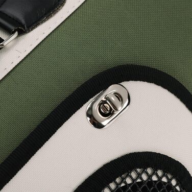 Транспортна сумка для тварин: переноска для собак та котів, зелена, 41x23x25 см