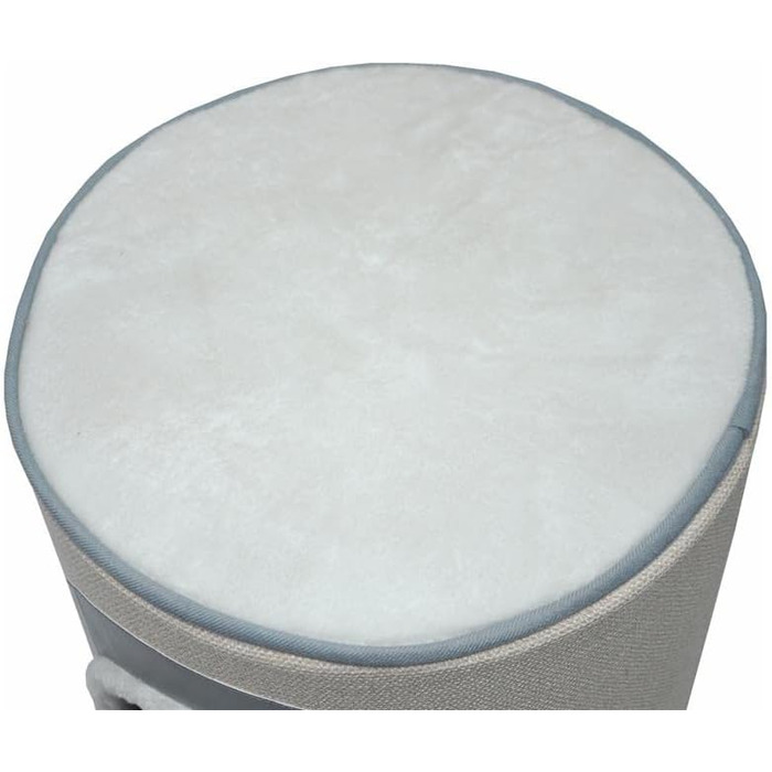 Котячий будиночок-крізьтонна Nanook Nala: стійкий крізьточний комплекс з печерами, 71 см, сизаль, штучна шкіра, бежевий, сірий