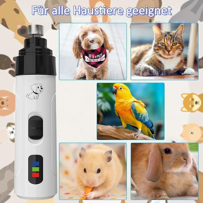 Keleno TrimNox Pro: тиха, ергономічна машинка для грумінгу тварин (2 насадки)