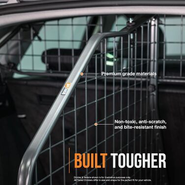 Сітка для собак Land Rover Defender 110 (2019-) - сталева перегородка для безпечного транспортування собак та багажу