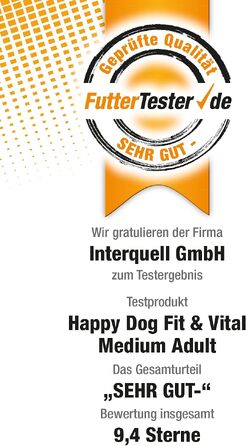 Корм для собак Happy Dog fit & vital Light, низькокалорійний, 4 кг