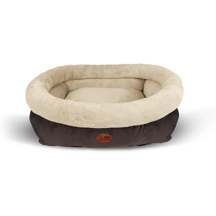 Кіжувал для собак та котів Kira Small – знімний, м'який, неслизький, машинне прання, 51x46x18 см, бежевий