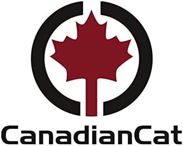 CanadianCat Company XXL ігровий майданчик для котів 85x54x5,8 см із вбудованим картонним дряпаком, котяча іграшка, світло-сіре дерево