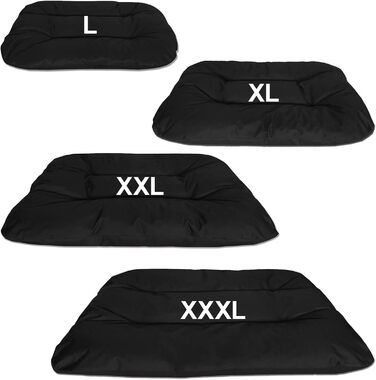 Кругле/овальне ліжко для собак BedDog® REX, L, Бордо-сірий, 120x100x14 см, для дому та вулиці, велике, знімне, миється