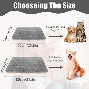 М'яка килимок для переноски собак Kaket, 80x60 см, сірий, для середніх собак та котів