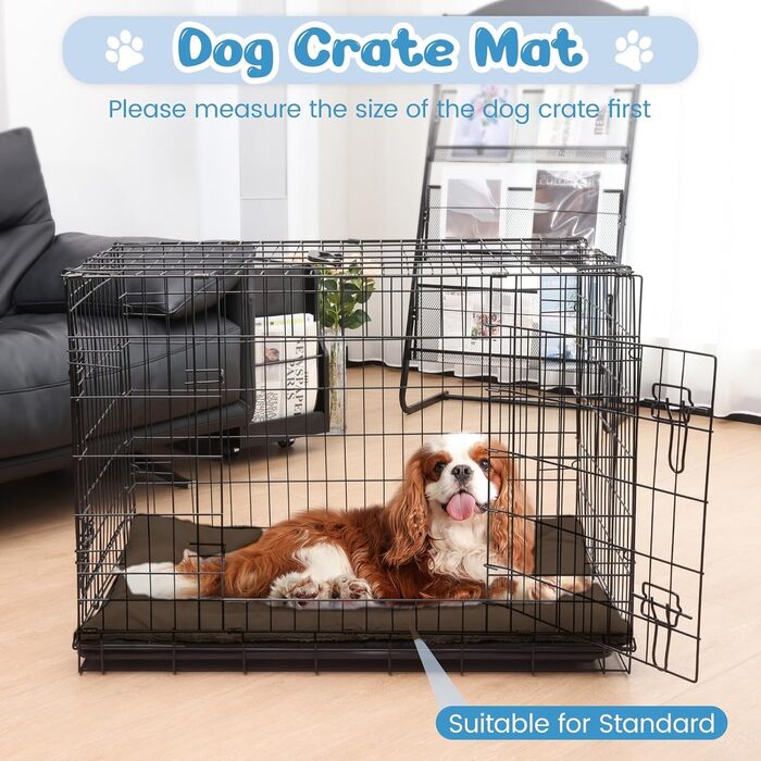 Килимок для собак середнього розміру Baodan, 90x60 см, коричневий, з антиковзаючою основою