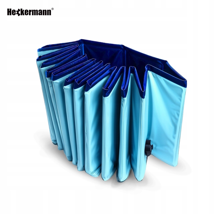 Складаний басейн для собак Heckermann, 160x30 см, світло-блакитний