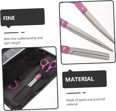 Набір інструментів для грумінгу собак: ножиці для догляду за шерстю, нержавіюча сталь Rosy