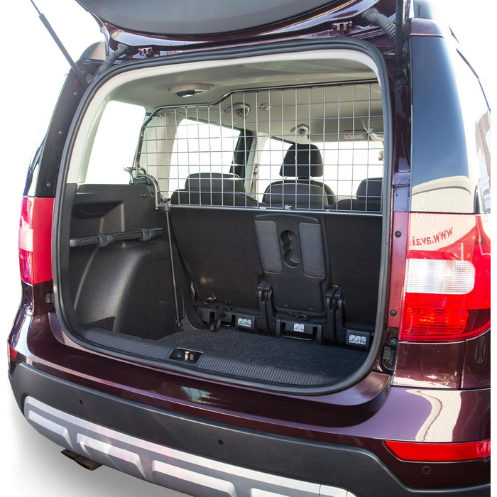 Автомобільна решітка для багажника Travall для Skoda Yeti (2009-2017), захисна перегородка для перевезення домашніх тварин та вантажу, сталева, індивідуальна, для захисту багажного відсіку