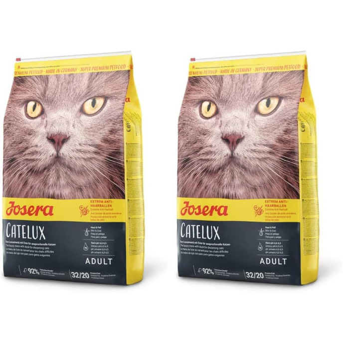 Сухий корм для котів JOSERA Catelux з качкою та картоплею, 10 кг