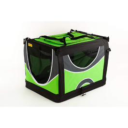 Транспортна переноска для собак та котів, 91x64x64 см. Переноска для собак, переноска для котів, клітка для тварин, переноска для подорожей, клітка для відпочинку (світло-зелена)