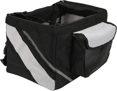 Фарбований кошик для собак, 15 x 11 x 9,8 дюймів, знімний водонепроникний велосипедний кошик-сумка, переноска для маленьких та середніх тварин, котів та собак