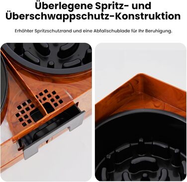Підвищена годівниця для собак Gardner, 2-в-1: миска для води без розливання та миска для повільного годування з регульованою висотою, 5 рівнів, протиковзна годівниця для середніх та великих собак