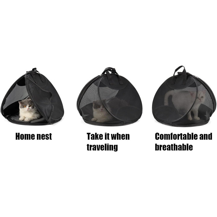 Транспортна сумка для котів Mesh, дихаюча переноска для кошенят та маленьких собак, для подорожей та активного відпочинку