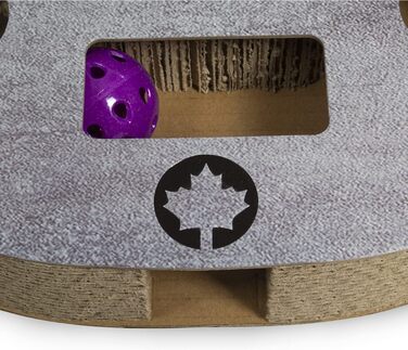 PlayPlate Katzenspielplatz - ігровий майданчик для котів CanadianCat, 65x35x5.8 см, з інтегрованою картонною поверхнею для дряпання, в бетоні, ігровий коврик