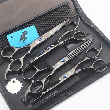Набір професійних ножиць для грумінгу собак та котів, 6 дюймів, нержавіюча сталь