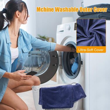 Електричний нагрівальний килимок для собак та котів RIOGOO, 55x45 см, з автовимкненням