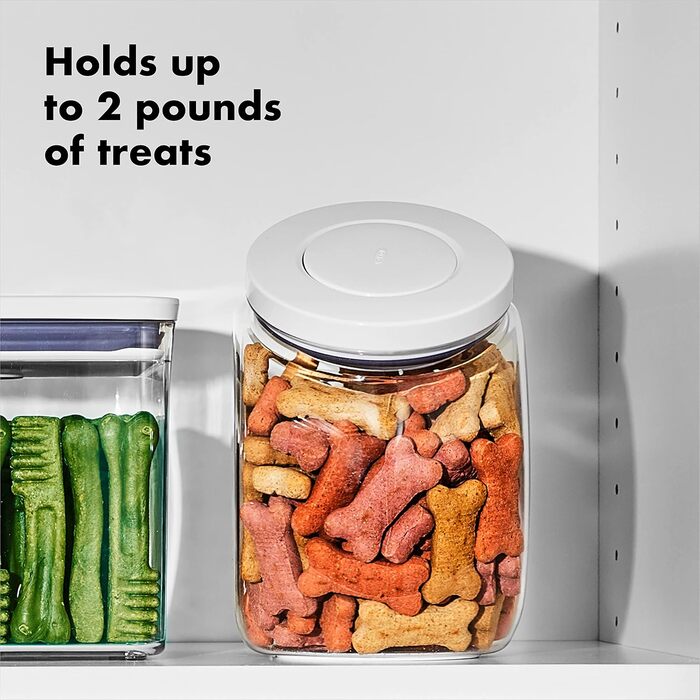 OXO Good Grips контейнер для корму та ласощів для тварин, 2,8 л, герметичний, BPA-free, для собак і котів