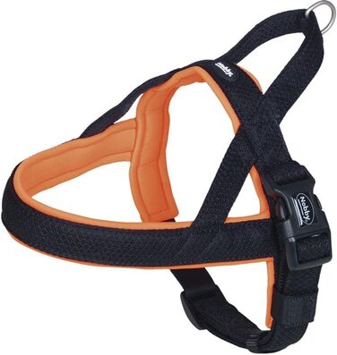 Набір посуду для собак Nobby Norwegergeschirr Mesh Preno, блакитний, L (60-76 см + 46 см), B: 25/35 мм, 1 шт.