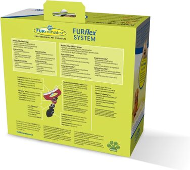 FURminator FURflex подарунковий набір для собак L, деШеддер і іграшка, червоний